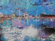 Swinoujscie Port, 80x60, akryl.jpg